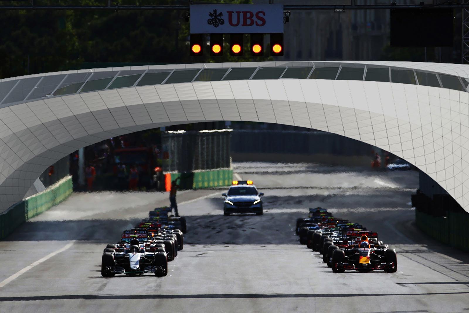 Motor Racing – Formula One World Championship – European Grand Prix – Race Day – Baku, Azerbaijan